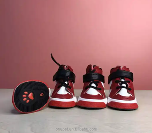 अनुकूलित पालतू कुत्ते जूते उच्च अंत सामग्री जलरोधक जूते 4 पीसी सेट कुत्ते निकेडग जूते - Product Image 6