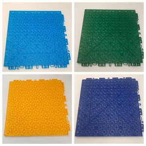 Revêtement de sol pour terrain de sport revêtement de sol extérieur <span class=keywords><strong>en</strong></span> <span class=keywords><strong>plastique</strong></span> pour terrain de basket suspendu carreaux - Product Image 5