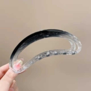 Mollette di tendenza per bambini Vintage eleganti perle con perline in tessuto a becco d'anatra clip vendita calda 5cm in lega di metallo alla moda all'ingrosso - Product Image 1