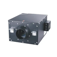 Ventilateur de purification d'air frais à pales courbées vers l'avant de 150 mm (6 pouces), à flux unidirectionnel, silencieux, avec roulement à billes, 220 V, pour intérieur
