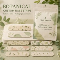 Bandelettes nasales souples 16D en fil à mémoire de forme, respectueuses de la peau, avec tissu respirant pour emballage sous marque privée