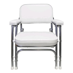 Silla plegable de aluminio con marco de aluminio, asiento de barco - Product Image 5