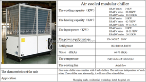 Refroidisseur à spirale à air à économie d'énergie, conditions de fonctionnement T3 personnalisées pour les bâtiments hôteliers - Product Image 6