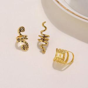 <span class=keywords><strong>Perruque</strong></span> Dreadlock Accessoires pour <span class=keywords><strong>Shein</strong></span> Anneau en Fer Populaire, Extension de Cheveux avec Diamant, Alliage, 20 Pièces - Product Image 3