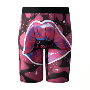 Nuovi <span class=keywords><strong>Boxer</strong></span> da Uomo 2024 a Vita Alta, Senza Cuciture, Stampati, in Tessuto Traspirante Effetto Ghiaccio, per Sport Quotidiani e Outdoor, Moda Giovanile - Product Image 1