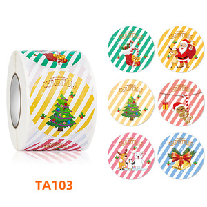 Rollo de Pegatinas Adhesivas de Vinilo Impermeables con Forma Personalizada para Embalaje de Regalos del Día de San Valentín y Decoración Artesanal - Venta al por Mayor - Product Image 3