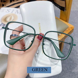 ADE WU XA1062 nueva moda mujer calidad marca de lujo Metal de gran tamaño cuadrado azul bloqueo de luz <span class=keywords><strong>gafas</strong></span> ópticas montura <span class=keywords><strong>gafas</strong></span> - Product Image 5
