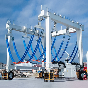 Venta de Varios Equipos Mecánicos: Grúa Portátil de 100 Toneladas y 4 Ruedas para Lanzamiento y Elevación de Yates, con Motor y Caja de Cambios - Product Image 3