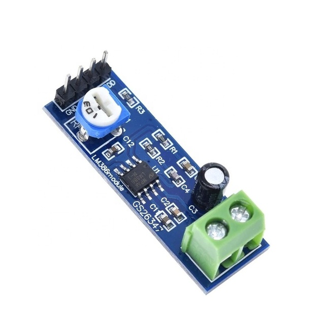 LM386 200 Times Gain Audio Amplifier Module