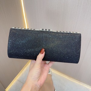 Borsa pochette di strass di lusso da <span class=keywords><strong>sera</strong></span> in cristallo da donna borse da sposa con pochette da <span class=keywords><strong>sera</strong></span> borse lunghe con diamanti da festa per donna - Product Image 5