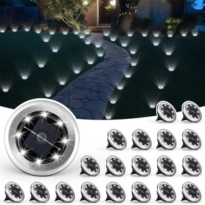 Mini Lámpara Solar LED para Jardín con Sensor de Movimiento, Material ABS, IP65 Impermeable, Instalación en el Suelo, Apta para Césped y Jardines - Product Image 1