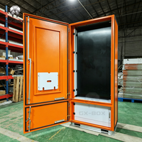 Gabinete Exterior Impermeable de Acero Laminado en Frío Personalizado, Caja de Distribución Eléctrica de Pie Alta