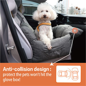 Asiento de coche para perros, cama de viaje para perros, ideal para exteriores, asiento de coche para perros - Product Image 3