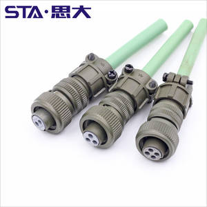 UNF 5-28-24 5015 10-4s 2-Pin Female Plug BNC Overmolded Cable Harness untuk Sensor CTC AC203 ukuran 5-28-24 UNF 5015 10-4s - Product Image 6
