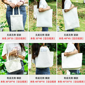 Bolsa <span class=keywords><strong>de</strong></span> Compras <span class=keywords><strong>de</strong></span> Lona Personalizada <span class=keywords><strong>de</strong></span> Alta Gama, Informal, Bonita, con Doble Asa, Logotipo Impreso, 34x38cm, para Publicidad y Promoción - Product Image 4