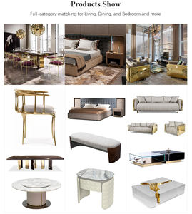 Set di Divani BS di Lusso in Vera Pelle a 1, 2 e 3 Posti, Design per Arredamento Soggiorno di Villa, Divani in Stile Moderno per Hotel - Product Image 5