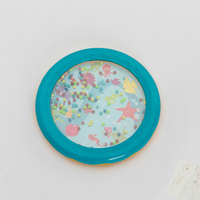 Ocean Sea Wave Fish Drum Musical Toy Sound Instrument with Plastic Material 15cm Size Deep Sea Theme