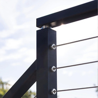HIMOWAY Garde-corps de balcon en câble métallique de style nouveau en acier inoxydable