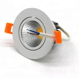 7W trong nhà dẫn ánh sáng trần khách sạn lõm bảng điều khiển đèn 3W 5W 7W COB Downlight Driverless 3000K trắng 4000K AC220V 110V chiếu sáng