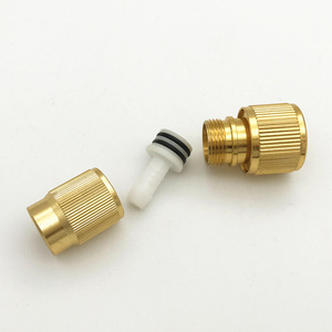 Aluminium <b>Quick</b> <b>Connector</b> Coupling For Garden Watering Tools Easily Install Bulk Hose <b>Connector</b> - Product Image 3