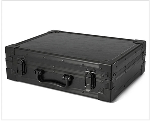 Boîte à <span class=keywords><strong>montres</strong></span> <span class=keywords><strong>de</strong></span> luxe en alliage d'aluminium 12 fentes, <span class=keywords><strong>rangement</strong></span>, organisateur, présentoir, montre <span class=keywords><strong>de</strong></span> voyage, bracelets, boîte cadeau - Product Image 4