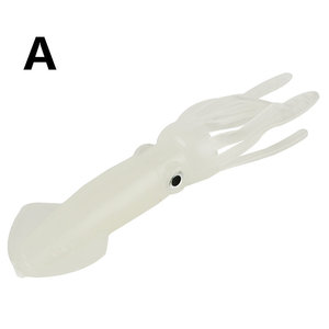 Esca Artificiale Luminosa in Plastica a Forma di Calamaro, Esca Morbida a Forma di Shad, Esca Morbida per la Pesca al Calamaro - Product Image 3