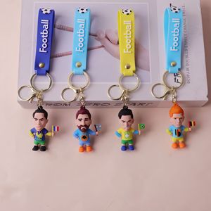 Portachiavi all'ingrosso per giocatore di calcio Messi Ronaldo calcio <span class=keywords><strong>stella</strong></span> portachiavi borsa ciondolo bambola Anime portachiavi souvenir giocattolo regalo - Product Image 4