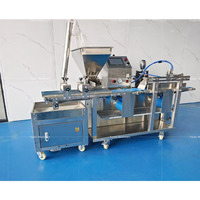 Machine à saupoudrer automatique électrique en acier inoxydable pour boulangerie, avec récupération de poudre par pulvérisation d'eau, pour garnitures et pâtisseries