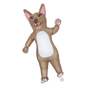 Disfraz Inflable de Mascota Canina Deportiva y Feliz para Hombres y Mujeres, Talla Adulto e Infantil - Product Image 1