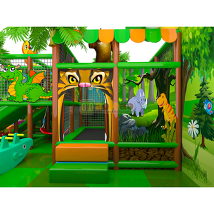 Aire de jeux intérieure sur le thème de la forêt personnalisée Aoleao avec toboggans et jouets pour enfants, certifiée CE TUV - Product Image 3