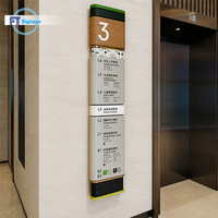 Signalétique directionnelle extérieure personnalisée, panneau de signalisation directionnelle, panneau de stationnement, panneau de navigation pour hôtel et centre commercial, panneaux en métal acrylique LED