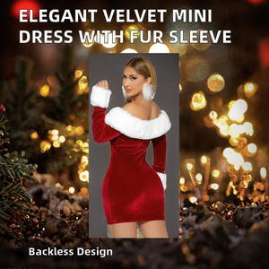 เดรสเข้ารูปผ้ากำมะหยี่สีทึบสำหรับผู้หญิง, เดรสเข้ารูปแขนยาวระบายอากาศได้ดีเป็นมิตรต่อสิ่งแวดล้อมไซส์มินิฤดูใบไม้ผลิฤดูร้อนฤดูใบไม้ร่วง - Product Image 2