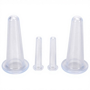 <span class=keywords><strong>Kit</strong></span> de ventouses portables en silicone – 4 tailles, ventouses à aspiration sous vide pour les yeux, le visage et le corps entier, outil de massage musculaire et de thérapie fasciale - Product Image 4