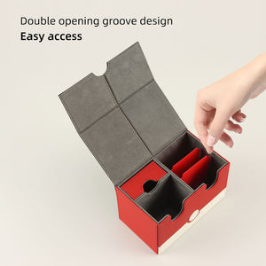    Caja para Cartas de Juego de Cuero PU con Capacidad para Más de 200 Cartas, con Dados para Sorteo, Cierre Magnético y Forro Interior de Microfibra - Product Image 5