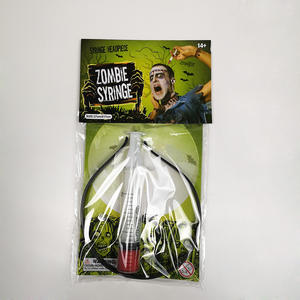 Bandeaux Cosplay Prop pour <span class=keywords><strong>Halloween</strong></span>, accessoire de simulation plastique, <span class=keywords><strong>couteau</strong></span> de cuisine percé, baril d'aiguille - Product Image 2