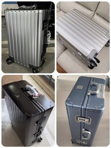 <span class=keywords><strong>Valise</strong></span> à bagages à main en aluminium en métal pur haut de gamme dernière conception taille de cabine du voyageur d'affaires roue tournante haute durabilité - Product Image 4