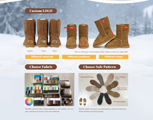 <span class=keywords><strong>Botas</strong></span> de Nieve UG <span class=keywords><strong>para</strong></span> <span class=keywords><strong>Hombre</strong></span> y Mujer al por Mayor, Cálidas y Cómodas, Impermeables <span class=keywords><strong>para</strong></span> Otoño e Invierno, Fábrica con Soporte ODM/OEM, Logotipo Personalizado - Product Image 5
