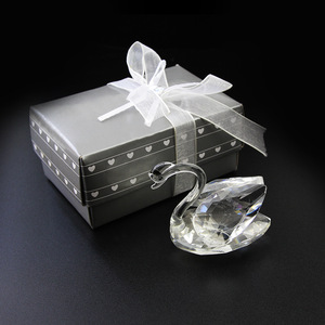 Lussuoso Ornamento Cigno in Cristallo di Vetro, Set Regalo Creativo per Matrimoni e Feste a <span class=keywords><strong>Tema</strong></span> Animale - Product Image 5