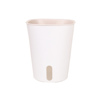 Pots de plantes auto-arrosants écologiques Pioneera PP avec trous de drainage, design moderne, utilisation intérieure/extérieure, modèle non enduit SWP-950