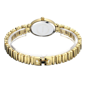 Fabricant chinois de montres pour femmes, mode, OEM, marque privée, acier inoxydable, alliage ovale, quartz analogique, montre-bracelet résistante à l'eau - Product Image 4