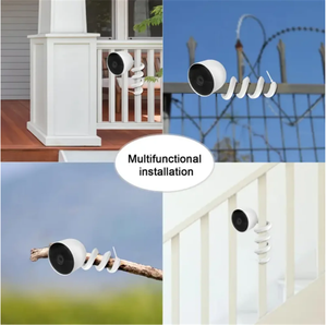 Support de webcam sans trou berceau tige réglable multifonction support de caméra pince flexible support universel pour moniteur de bébé - Product Image 5