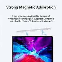 Lápiz Digital Activo para iPad de Aluminio con 4 LED y Indicador de Nivel de Batería, Color Blanco, para Estudio Académico, Precio de Fábrica ODM Personalizado