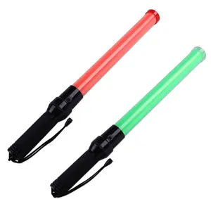 Hot Sale Outdoor Oplaadbare Seincontrole Verkeerswaarschuwingslamp Handheld Plastic Led Verkeer Baton