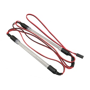 1 cặp nâng cấp khung gầm xe tải cơ thể đèn thanh Tự làm <span class=keywords><strong>LED</strong></span> dải ánh sáng trôi Dazzle ống cho <span class=keywords><strong>RC</strong></span> Buggy xe trang trí phụ kiện - Product Image 1