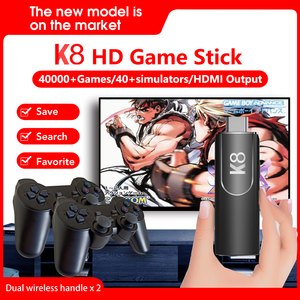 Consola de Videojuegos K8 de Fábrica, 64GB, para <span class=keywords><strong>Dos</strong></span> <span class=keywords><strong>Jugadores</strong></span>, Inalámbrica, 2.4G, con Controles de Juego - Product Image 2