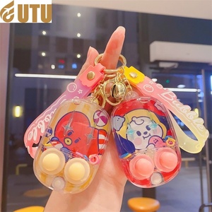 Llaveros de dibujos animados y anime bonitos, colgantes de juego de baloncesto con aro subacuático, muñecos de máquina de regalos, plástico Burst-F - Product Image 4