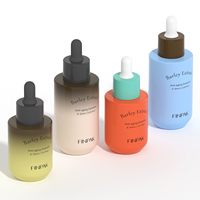 FINSPOT - Botellas de Vidrio Vacías al por Mayor para Suero con Gotero, 30 ml, 60 ml, Multicolores, Envases para Esencias para el Cuidado de la Piel