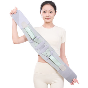Cinturón de soporte lumbar transpirable con placa de acero para fijación de la cintura, para correr, hacer ejercicio, unisex - Product Image 2