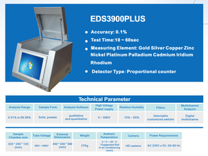Analyseur portable XRF pour l'or et les métaux précieux, machine d'essai de pureté et de densité, testeur d'or XRF - Product Image 3