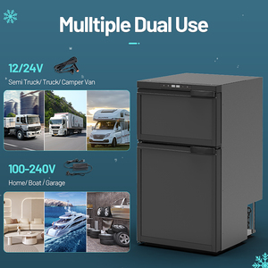 Dr80 12V ngoài trời điện Cooler di động tủ lạnh xe ô tô xe RV Tủ đông cắm trại tủ lạnh cho RV các thiết bị - Product Image 6